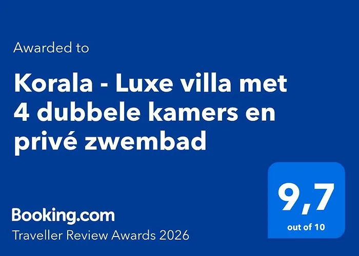 Korala - Luxe Met 4 Dubbele En Prive Zwembad Vila Vinišće